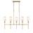 Z-Lite Emily 5 Light Chandelier, Off White