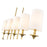 Z-Lite Emily 5 Light Chandelier, Off White