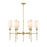 Z-Lite Emily 5 Light 28" Chandelier, Off White