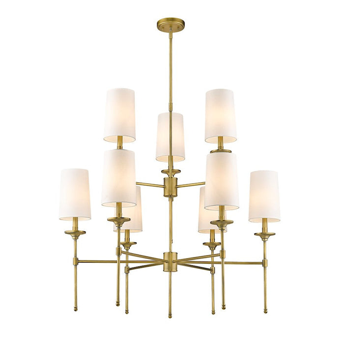 Z-Lite Emily 5 Light 28" Chandelier, Off White