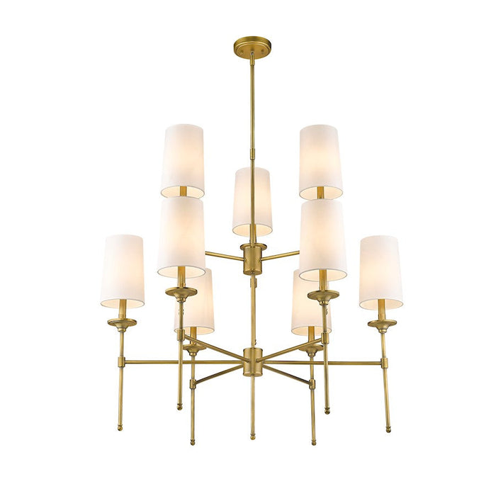 Z-Lite Emily 5 Light 28" Chandelier, Off White