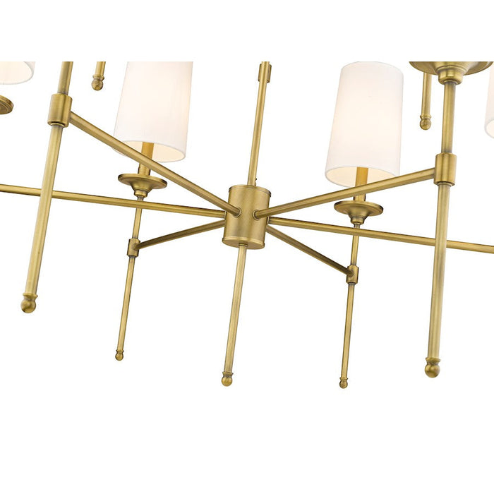 Z-Lite Emily 5 Light 28" Chandelier, Off White