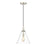 Z-Lite Harper 1 Light 11.5" Pendant, Brushed Nickel/Clear - 3034P11-BN