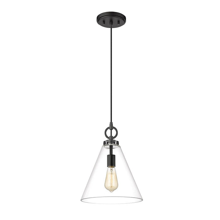 Z-Lite Harper 1 Light 11.5" Pendant, Clear