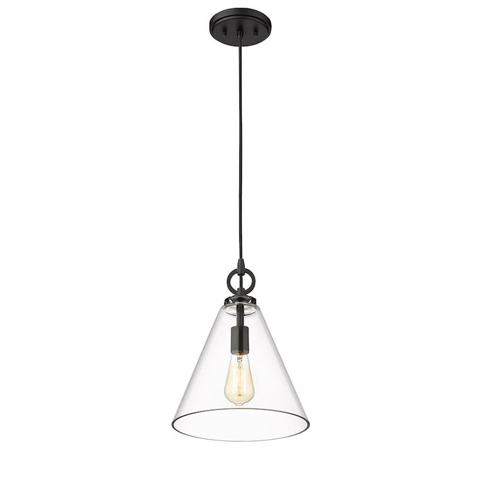 Z-Lite Harper 1 Light 11.5" Pendant, Clear