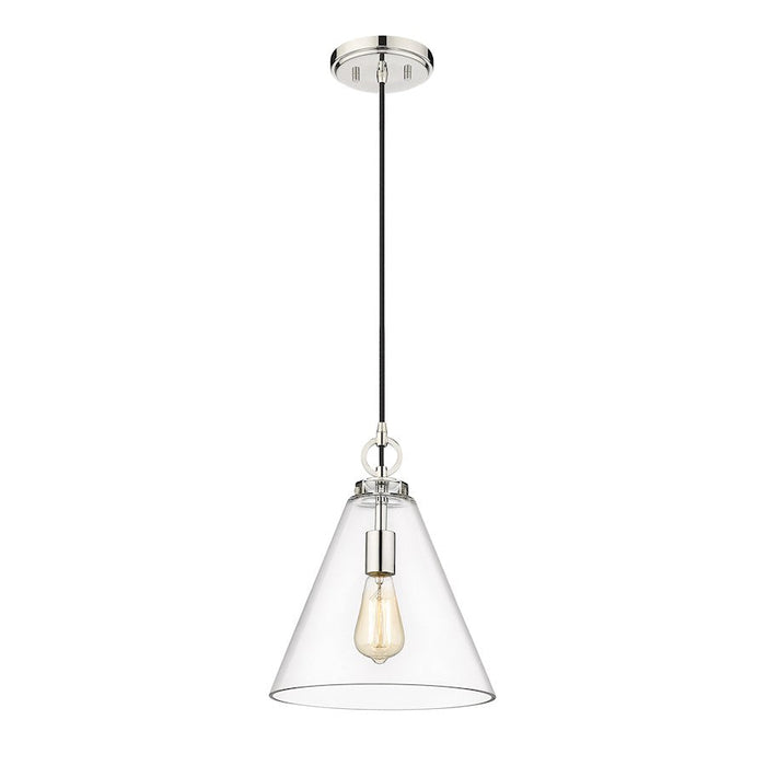 Z-Lite Harper 1 Light 11.5" Pendant, Clear