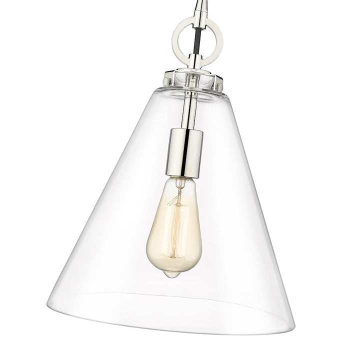 Z-Lite Harper 1 Light 11.5" Pendant, Clear