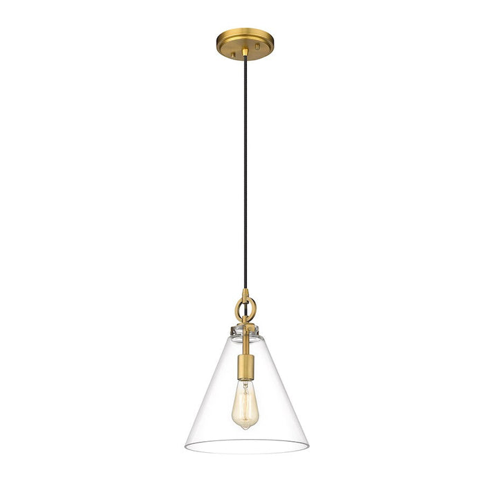 Z-Lite Harper 1 Light 11.5" Pendant, Clear