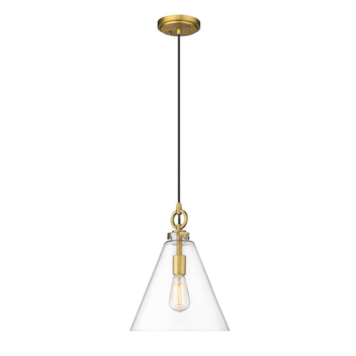 Z-Lite Harper 1 Light 11.5" Pendant, Clear