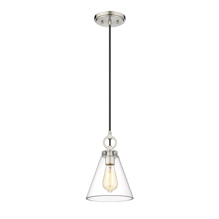 Z-Lite Harper 1 Light 8" Pendant, Clear