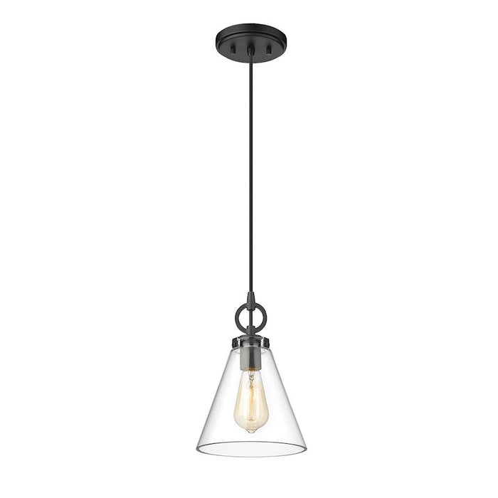 Z-Lite Harper 1 Light 8" Pendant, Clear