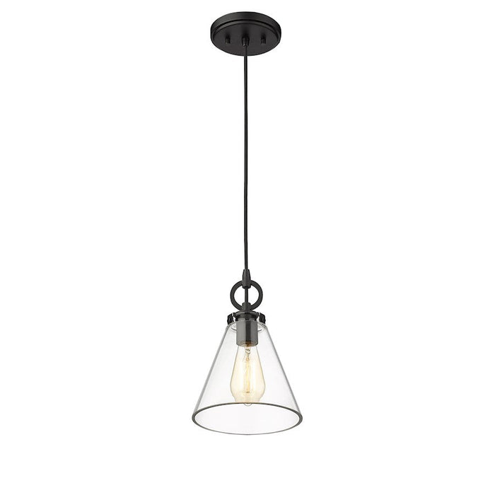 Z-Lite Harper 1 Light 8" Pendant, Clear