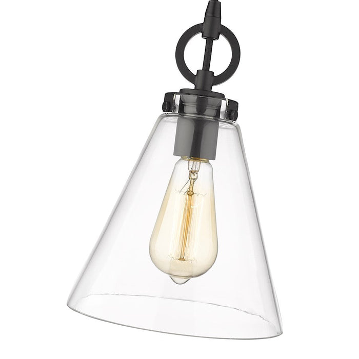 Z-Lite Harper 1 Light 8" Pendant, Clear