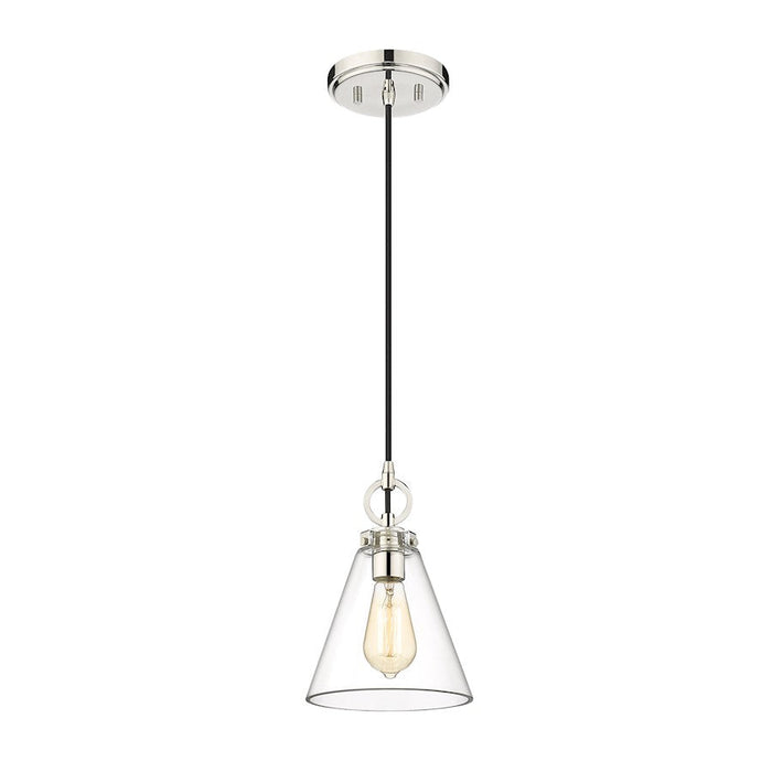 Z-Lite Harper 1 Light 8" Pendant, Clear