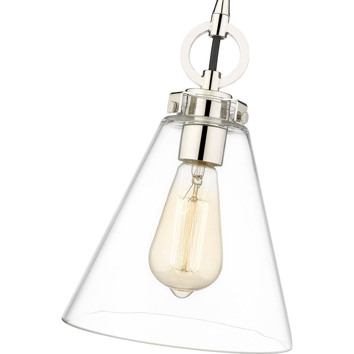 Z-Lite Harper 1 Light 8" Pendant, Clear