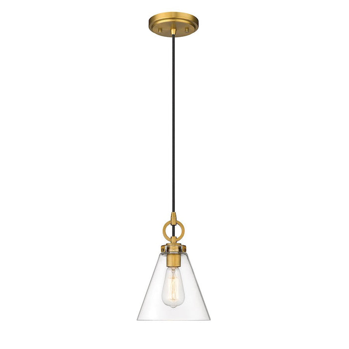 Z-Lite Harper 1 Light 8" Pendant, Clear