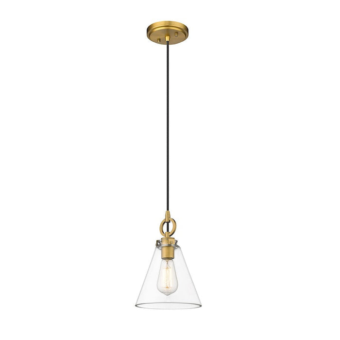 Z-Lite Harper 1 Light 8" Pendant, Clear