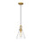 Z-Lite Harper 1 Light 8" Pendant, Clear