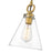 Z-Lite Harper 1 Light 8" Pendant, Clear