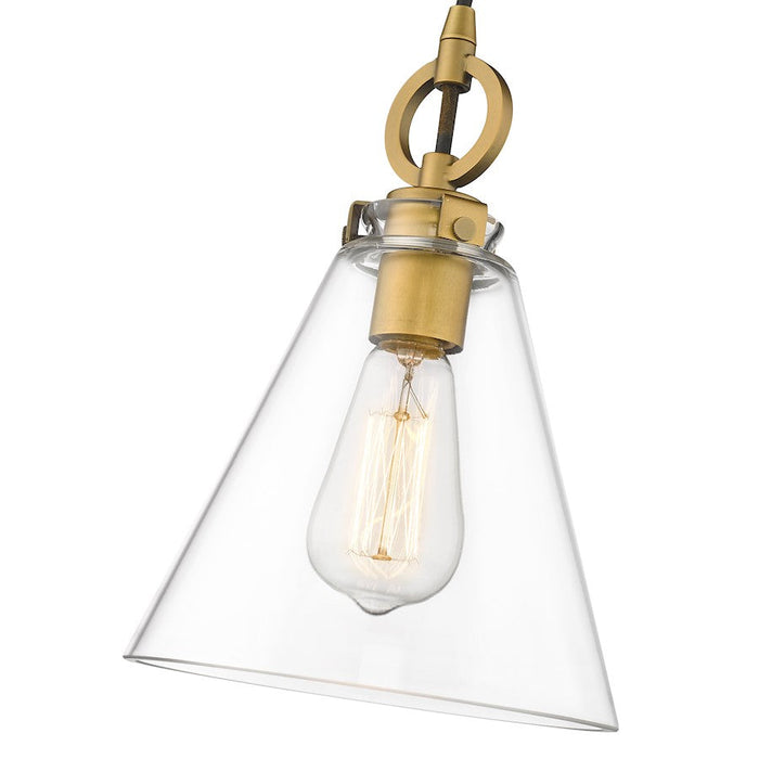 Z-Lite Harper 1 Light 8" Pendant, Clear