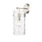 Z-Lite Fontaine 1 Light Wall Sconce, Clear