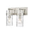 Z-Lite Fontaine 2 Light Vanity, Brushed Nickel/Clear - 3035-2V-BN