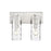 Z-Lite Fontaine 2 Light Vanity, Clear