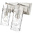 Z-Lite Fontaine 2 Light Vanity, Clear