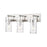 Z-Lite Fontaine 3 Light Vanity, Polished Nickel/Clear - 3035-3V-PN