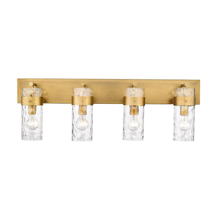 Z-Lite Fontaine 4 Light Vanity, Clear