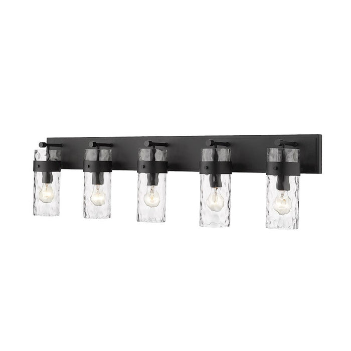 Z-Lite Fontaine 5 Light Vanity, Clear