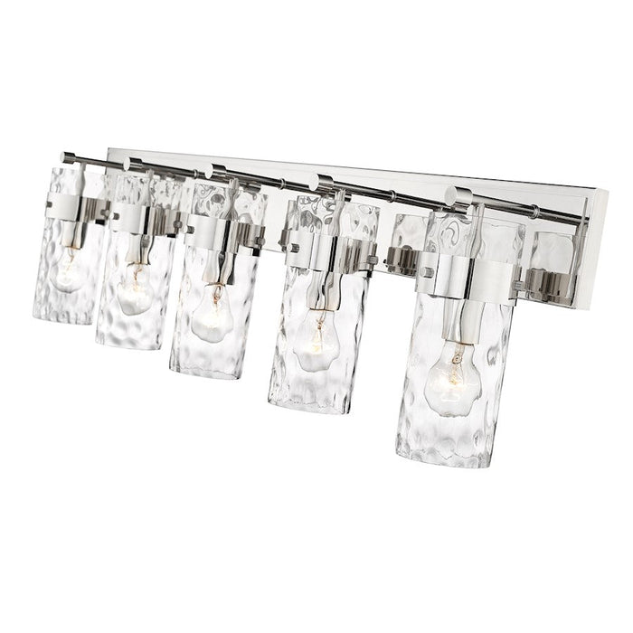 Z-Lite Fontaine 5 Light Vanity, Clear