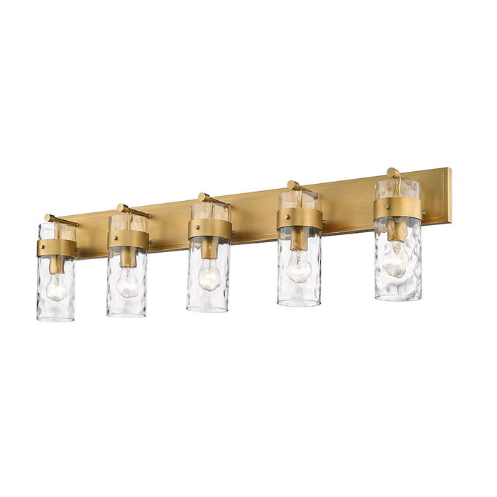 Z-Lite Fontaine 5 Light Vanity, Clear