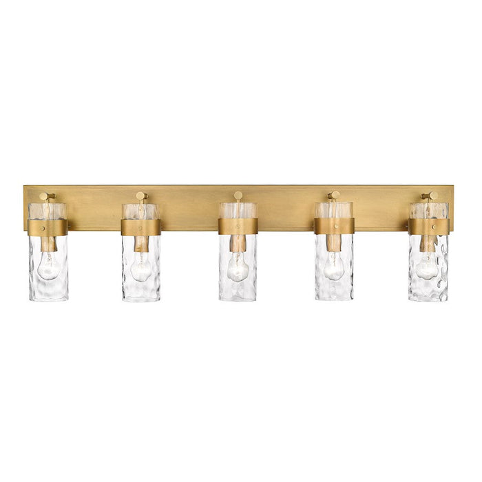 Z-Lite Fontaine 5 Light Vanity, Clear