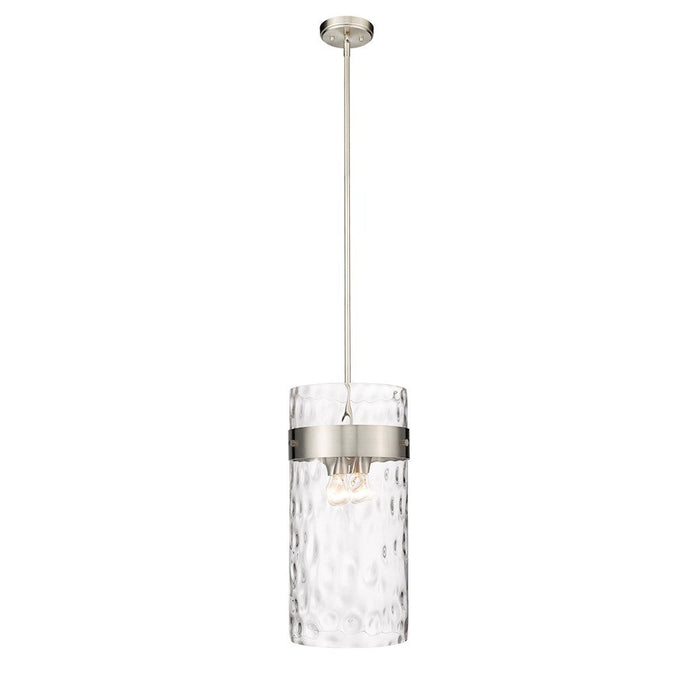 Z-Lite Fontaine 4 Light Pendant, Brushed Nickel/Clear - 3035P12-BN