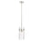 Z-Lite Fontaine 1 Light Pendant, Polished Nickel/Clear - 3035P6-PN