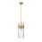 Z-Lite Fontaine 1 Light Pendant, Clear