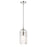 Z-Lite Alverton 1 Light Mini Pendant, Polished Nickel/Clear - 3036MP-PN