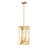 Z-Lite Easton 4 Light Chandelier, Rubbed Brass/Rubbed Brass - 3038-4RB