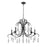 Z-Lite Amara 5 Light Chandelier, Matte Black - 3039-38MB