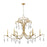 Z-Lite Amara 6 Light Chandelier, Gilded Gold - 3039-59GG