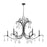 Z-Lite Amara 6 Light Chandelier, Matte Black - 3039-59MB