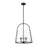 Z-Lite Archis 5 Light Pendant, Matte Black/Clear - 3041P18-MB