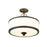 Z-Lite Cosmopolitan 3 Light Semi Flush Mount