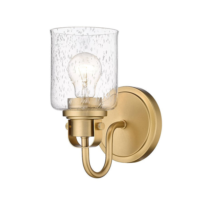 Z-Lite Kinsley 1 Light Wall Sconce, Clear