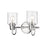 Z-Lite Kinsley 2 Light Vanity, Clear