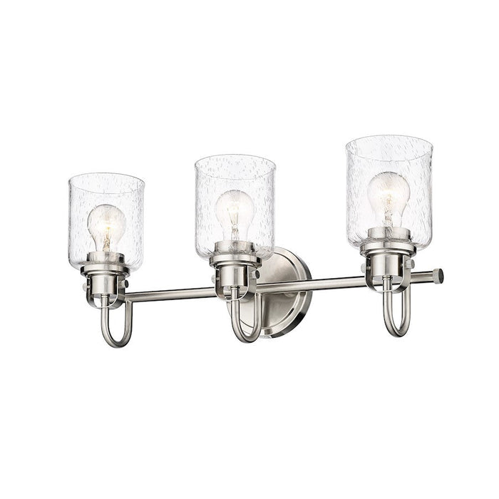 Z-Lite Kinsley 3 Light Vanity, Clear