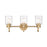 Z-Lite Kinsley 3 Light Vanity, Clear