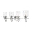 Z-Lite Kinsley 4 Light Vanity, Chrome/Clear - 340-4V-CH