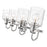 Z-Lite Kinsley 4 Light Vanity, Clear